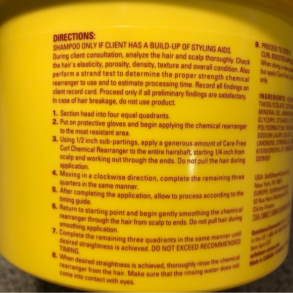 Softsheen Carson Care Free Curl Cold Wave Chemical Rearranger MAXIMUM Strength - Picture 2 of 8